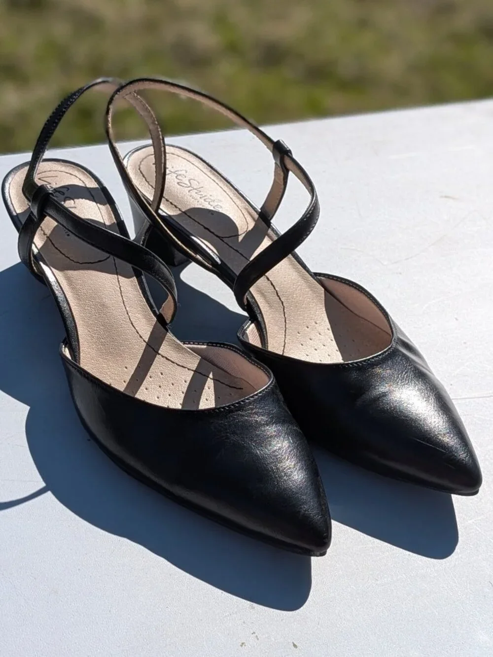 Life Stride Pointed-Toe Sling-Back Pumps | size 9